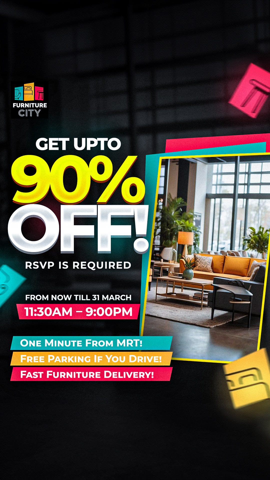 $120K+ Sales in 1 Weekend for Furniture City